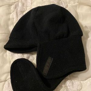 EQ Helmet Helpers Riding Helmet Cover/Ear Warmer Black
